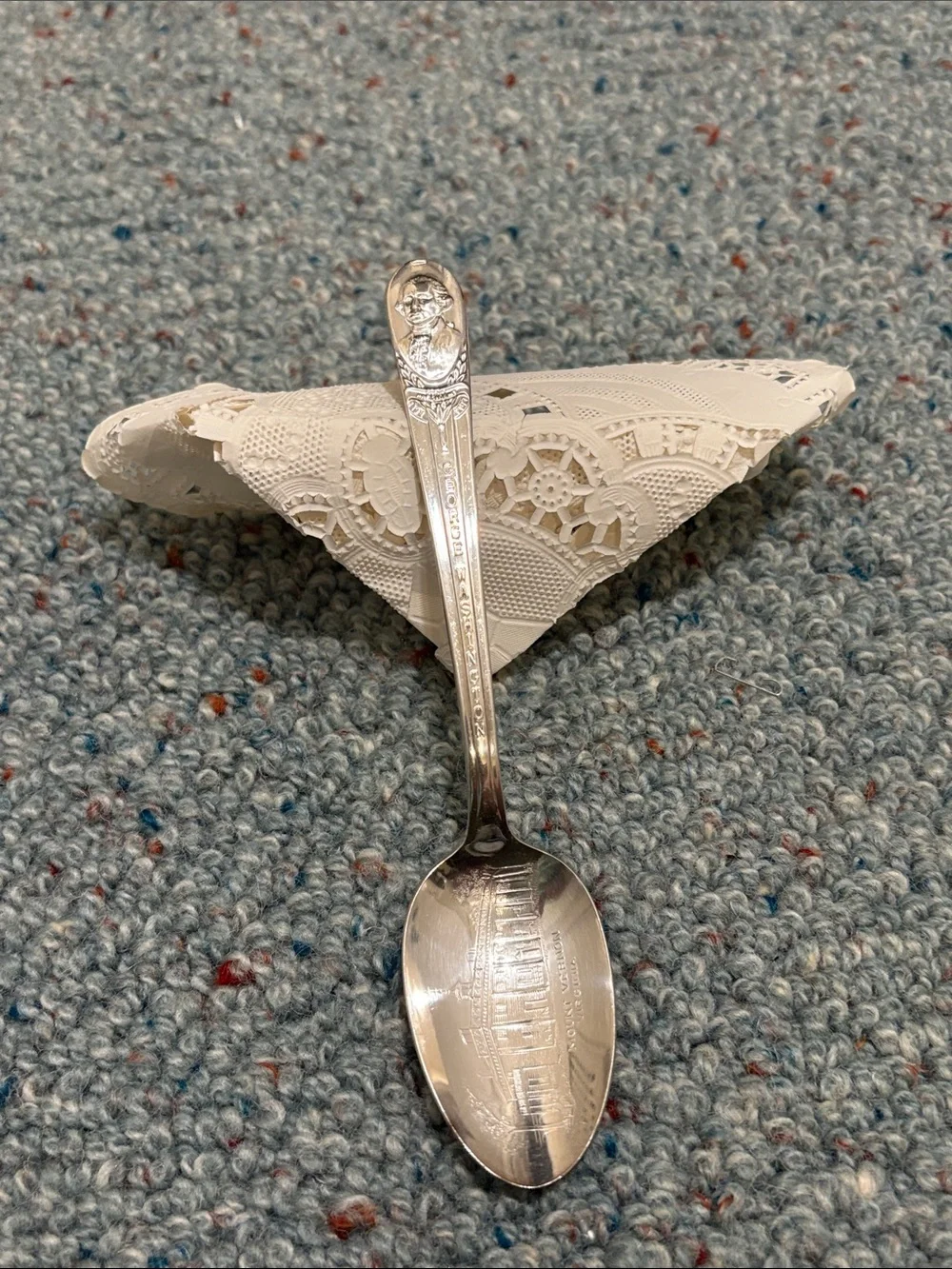 William Rogers International Silver. Presidential spoons: George Washington